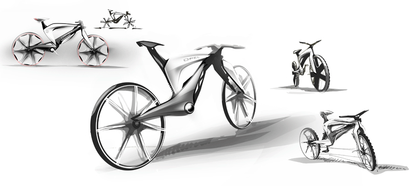 Augustin BARBOT - OPEL RAD-e concept electric bike 2012 Geneva Motorshow